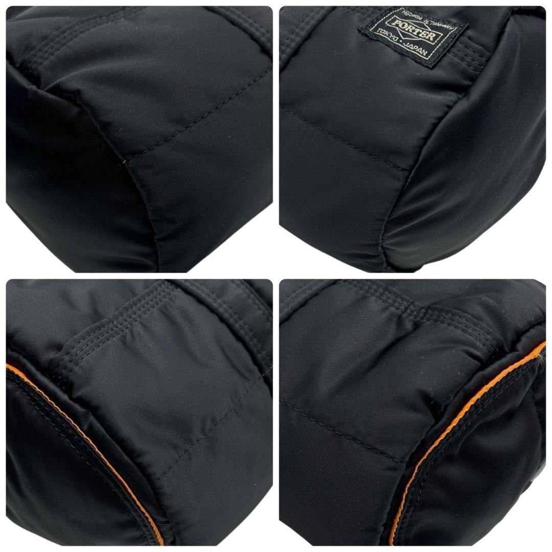 美品◎ポーター タンカー 肩かけ可 ドラムバッグ ミニボストン ダッフルバッグ