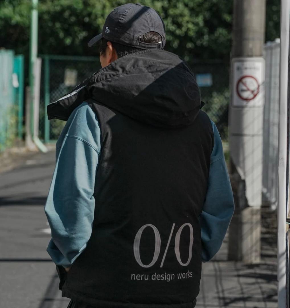 ネルデザインワークス リバーシブル難燃ダウンベスト2025ver