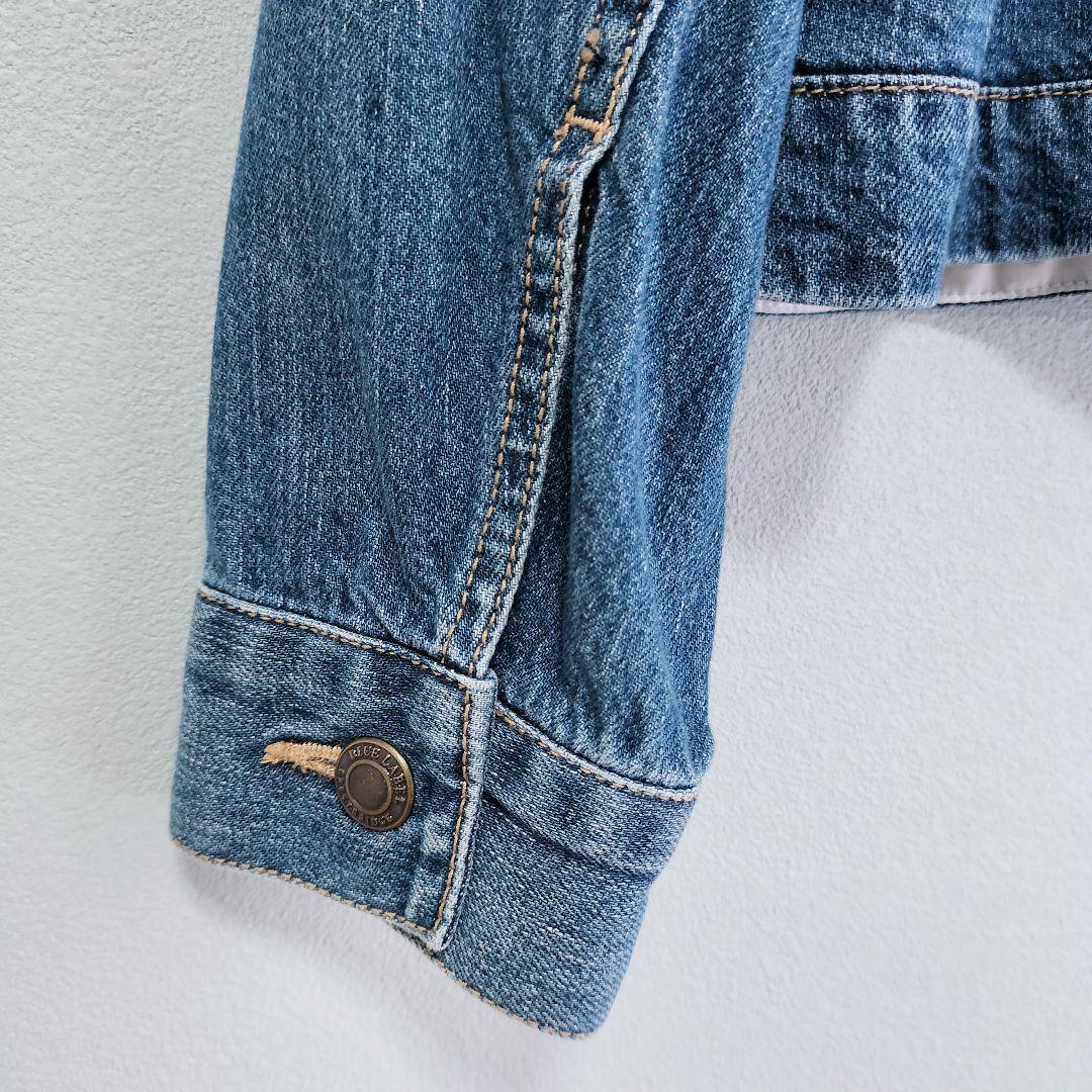 【値下げ交渉歓迎】 ブルーレーベルクレストブリッジ ノーカラーデニムジャケット