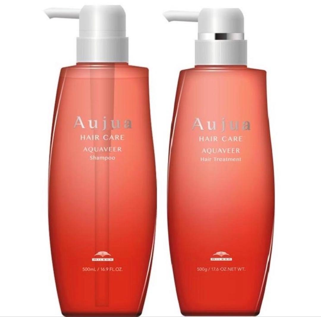 新品未使用オージュア アクアヴィアシャンプー&トリートメントモイスト500セット