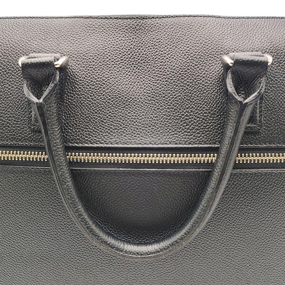 美品 SOMES SADDLE ブリーフケース ブラック レザー グスト 通勤