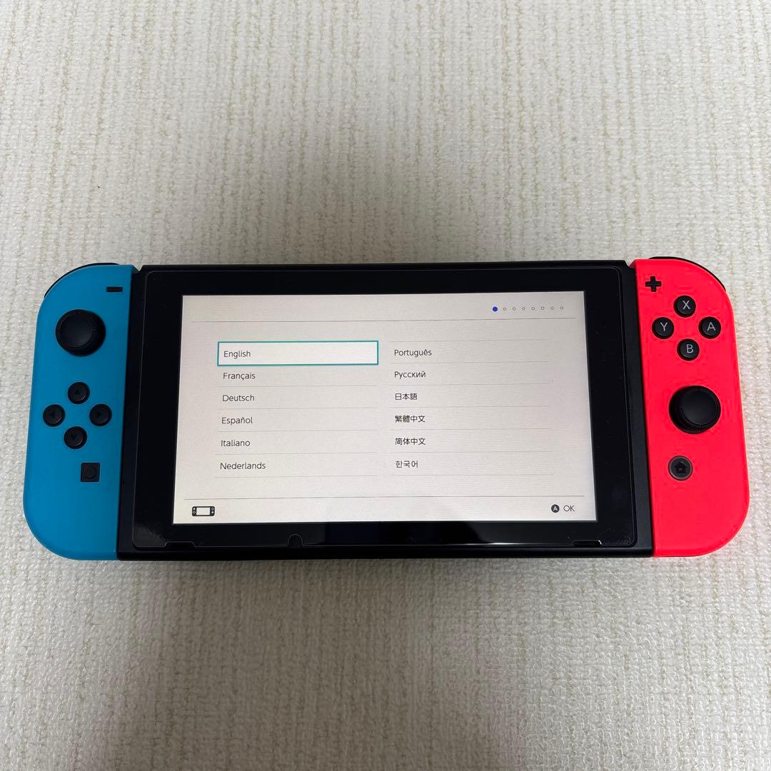 Nintendo Switch 本体　ネオンブルー　ネオンレッド 専用ケース付