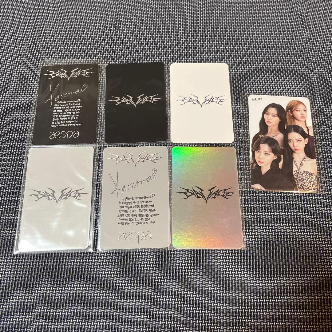 aespa カリナ トレカ ポスター セット