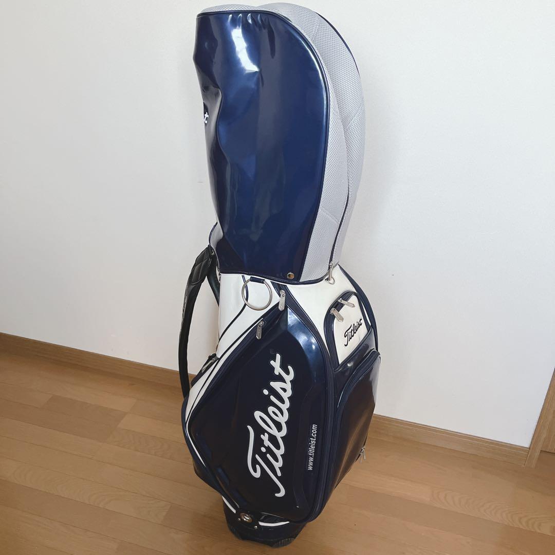 K134 Titleist タイトリスト エナメルキャディバッグ