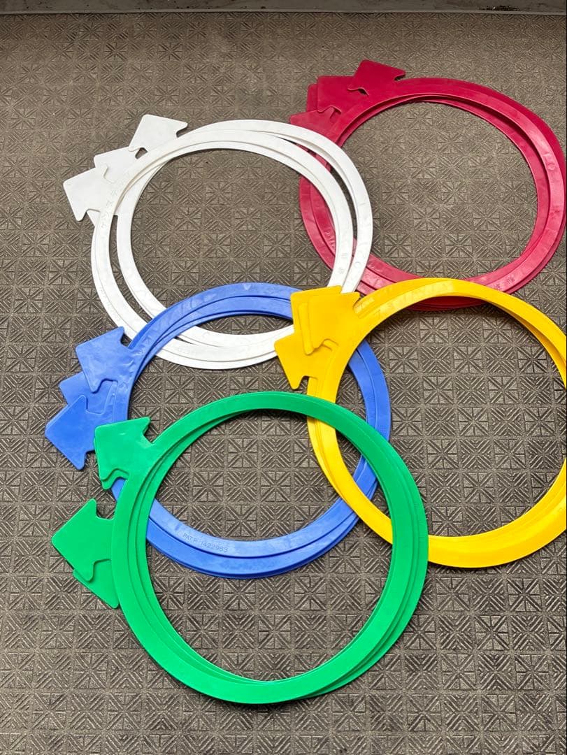 大型ハードケース付き｜トレーニング用品まとめ売り（ハードル・スティックラダー等）