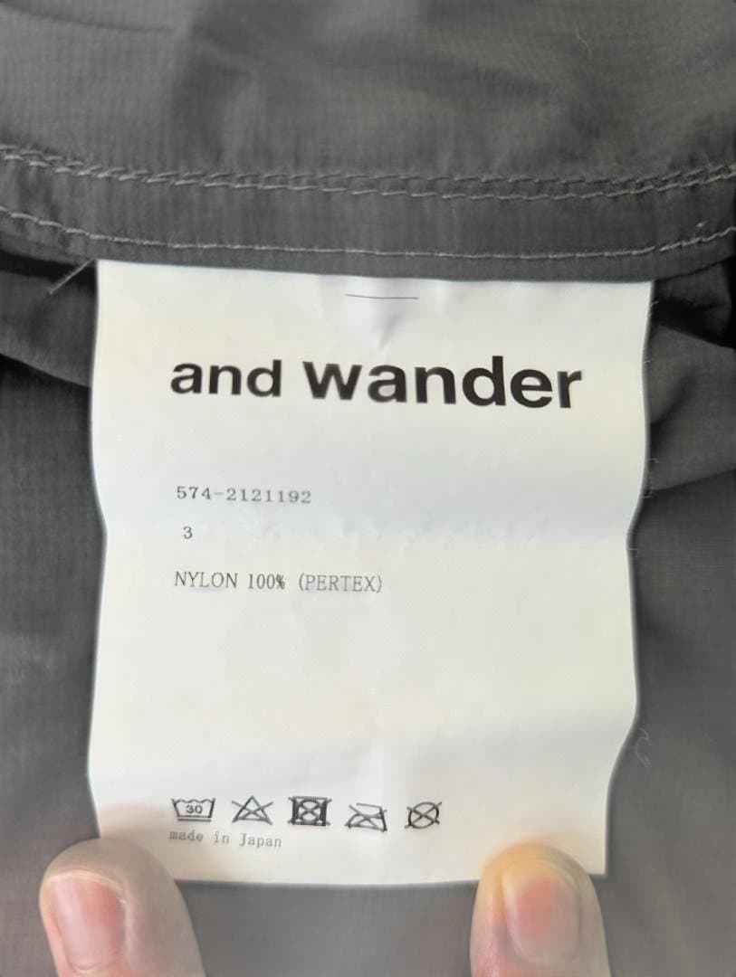 DistrictVision × andwander PERTEX jacket