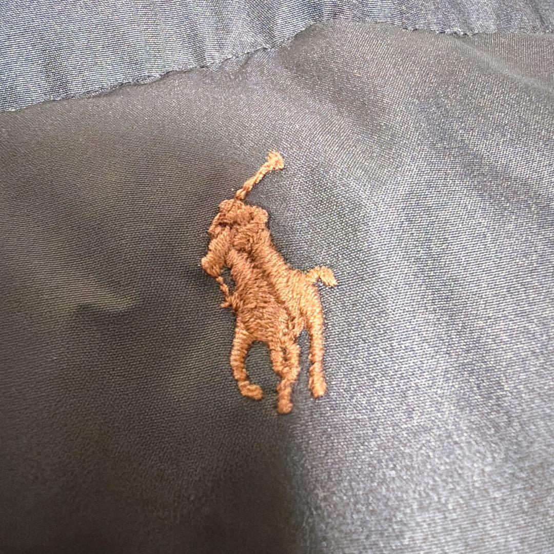 ポロバイラルフローレン ダウンジャケット ヌプシ ホースロゴ 90s 黒 M