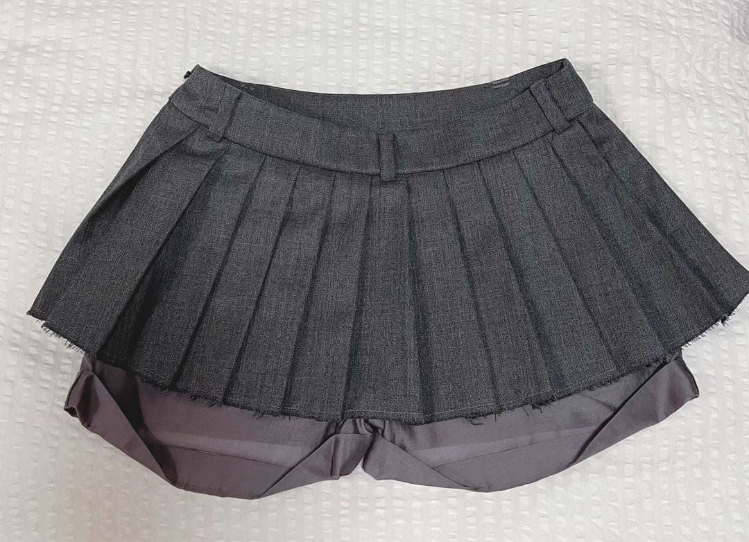JOSEMOON PLEATS MINI SKIRT/プリーツミニスカート 36