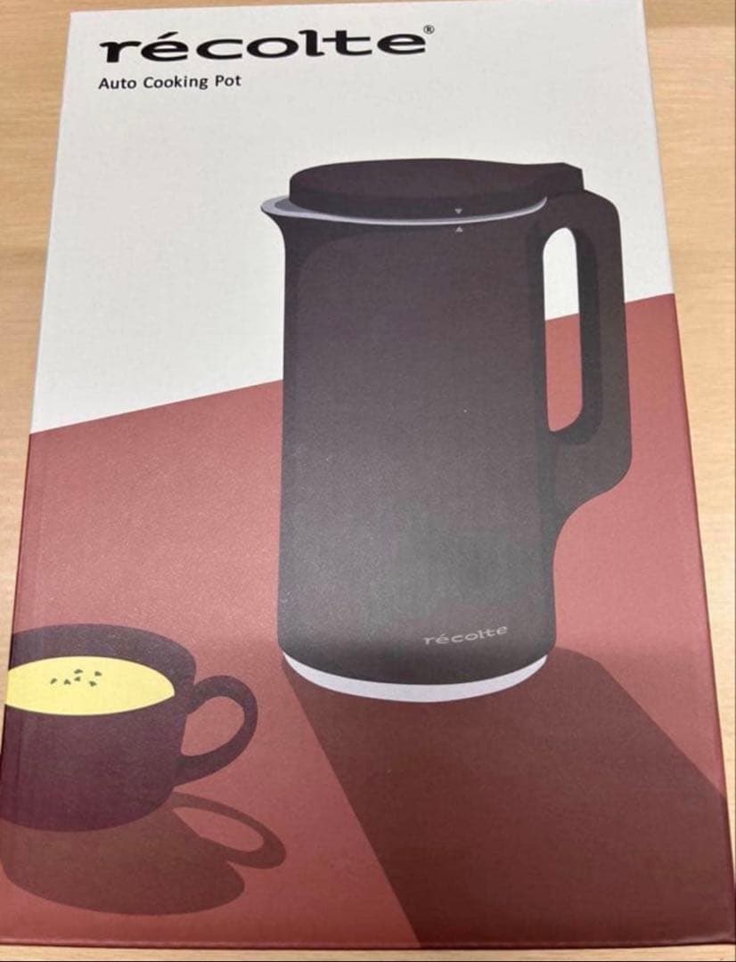 recolte レコルト 自動調理ポット スープメーカー ブラック 新品未使用