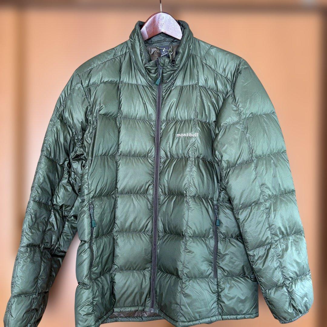 mont-bell スペリオルダウンジャケット　グリーン L-R