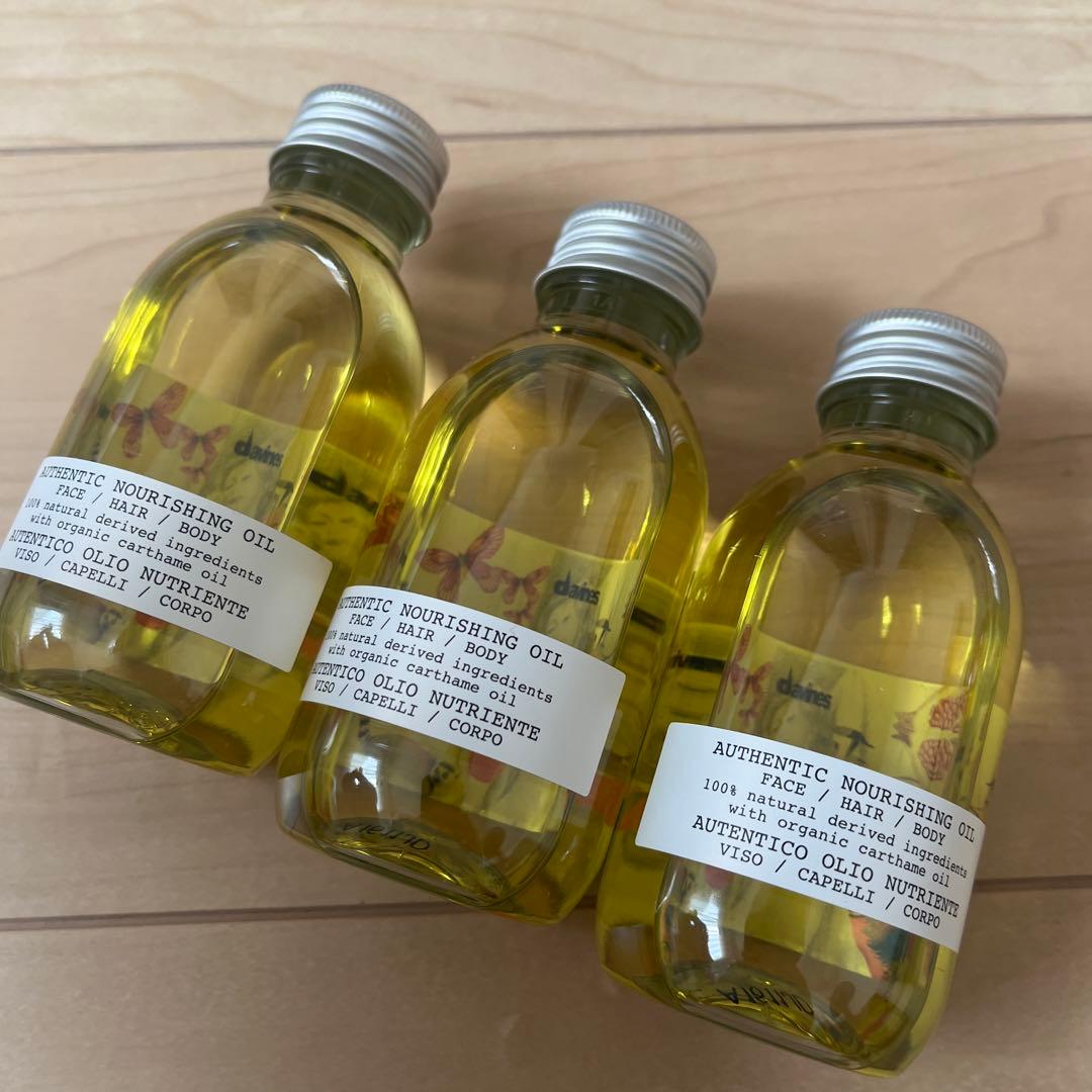 （新品未使用） davines オーセンティックオイル OIL 140ml 3本