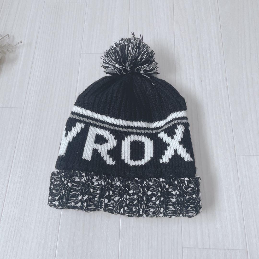 ♢【美品】ロキシー ウェア セット ニット帽付 ドライフライト 刺繍ロゴ