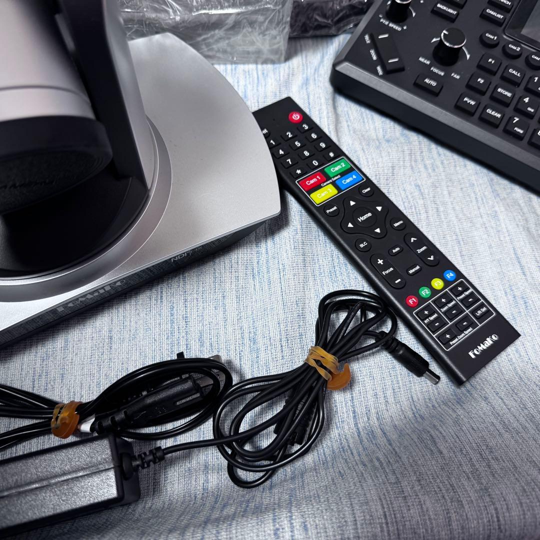 2台セット FoMaKo PTZカメラ＆コントローラー NDI