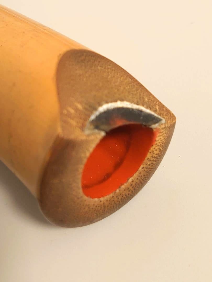 尺八 露秋 都山流 銀巻 布ケース 歌口キャップ 伝統楽器 和楽器 管楽器 笛