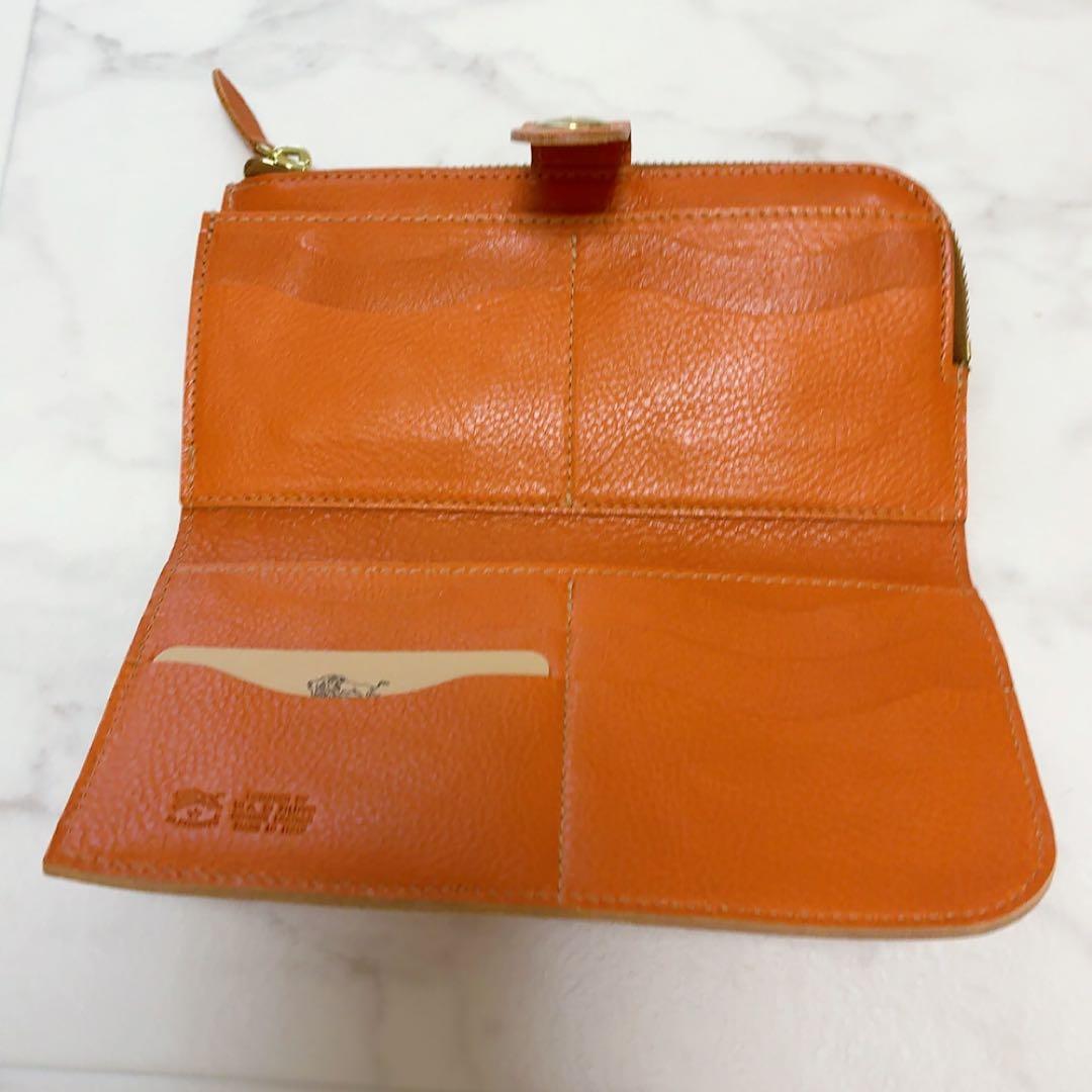 ✨新品✨IL BISONTE L字ファスナー 長財布 ロングウォレット キャメル