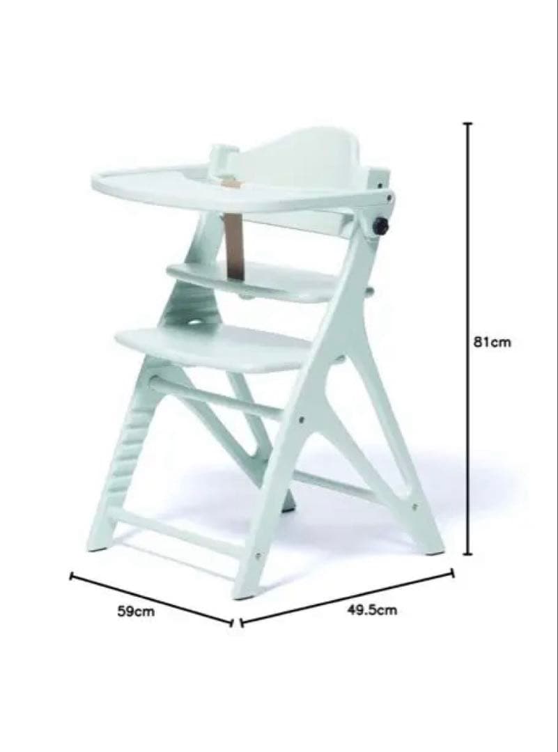 LOT番号1588大和屋 アップルチェア ベビーチェア テーブル ハーブグリーン