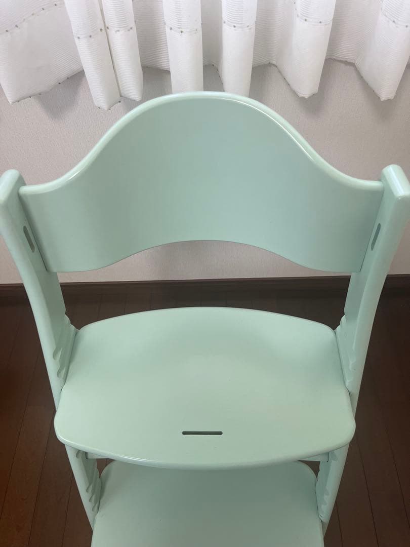 LOT番号1588大和屋 アップルチェア ベビーチェア テーブル ハーブグリーン