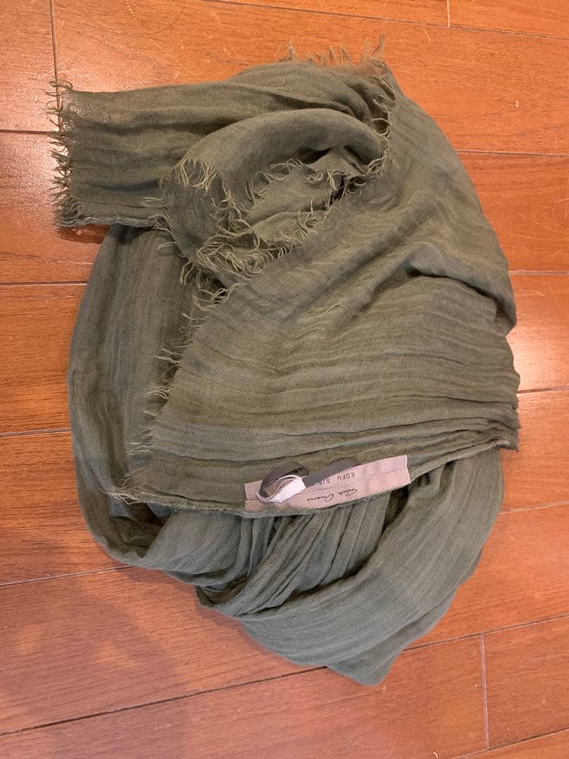 Tao　リックオウエンス　EDFU カーキ　大判ストール S/S 23