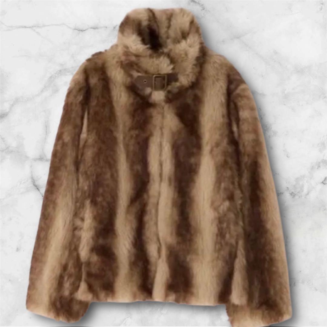 大人気✨新品 lagua gem faux ファーコート Mサイズ