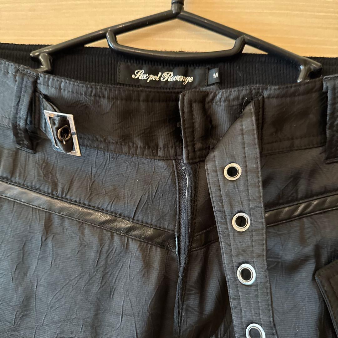 【最終値下げ】SEX POT ReVeNGe ブラック ボンテージパンツ M