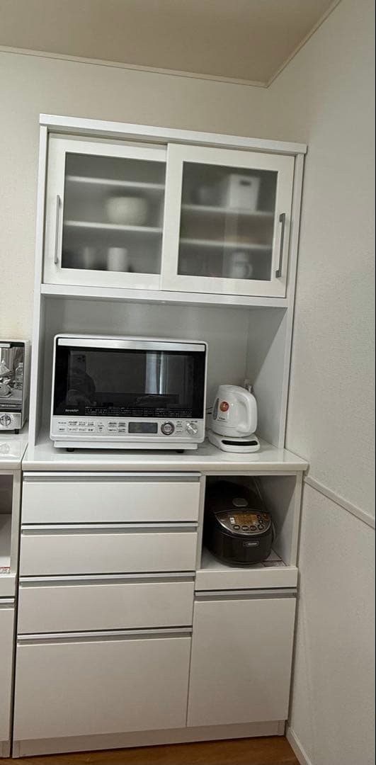 【美品】ニトリ食器棚　幅90cm 即決　値下げ