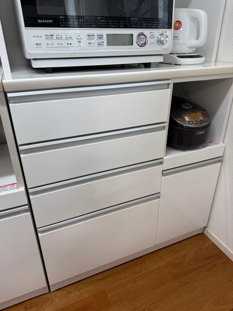 【美品】ニトリ食器棚　幅90cm 即決　値下げ