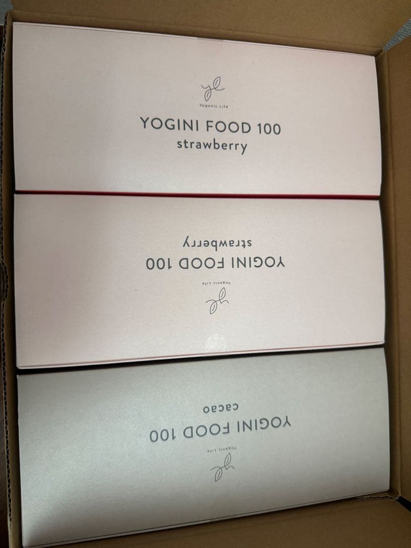 LAVA ヨギニーフード100 カカオ 1箱 & ストロベリー 2箱　計3箱