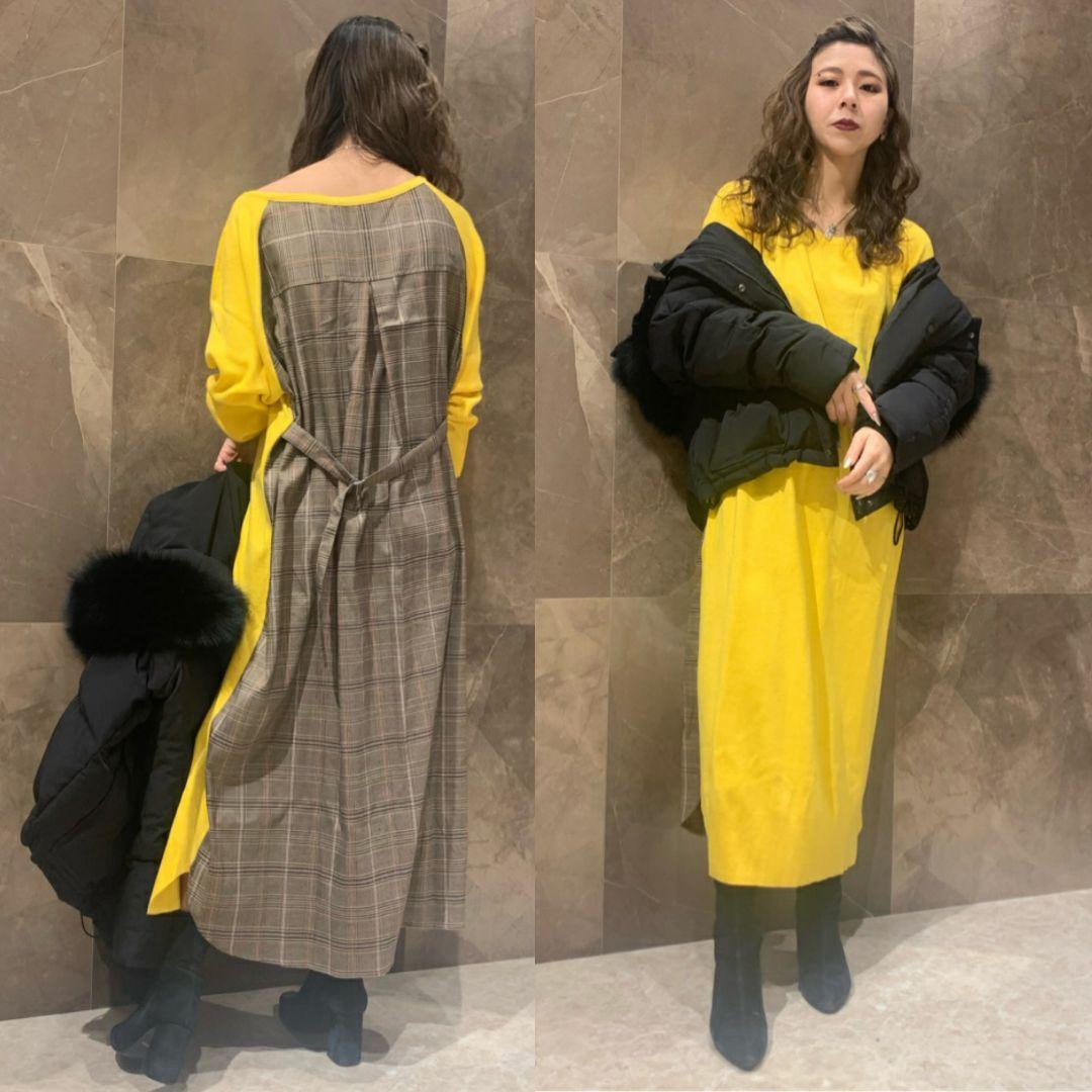 新品✨グレースコンチネンタル✨異素材ニットワンピース