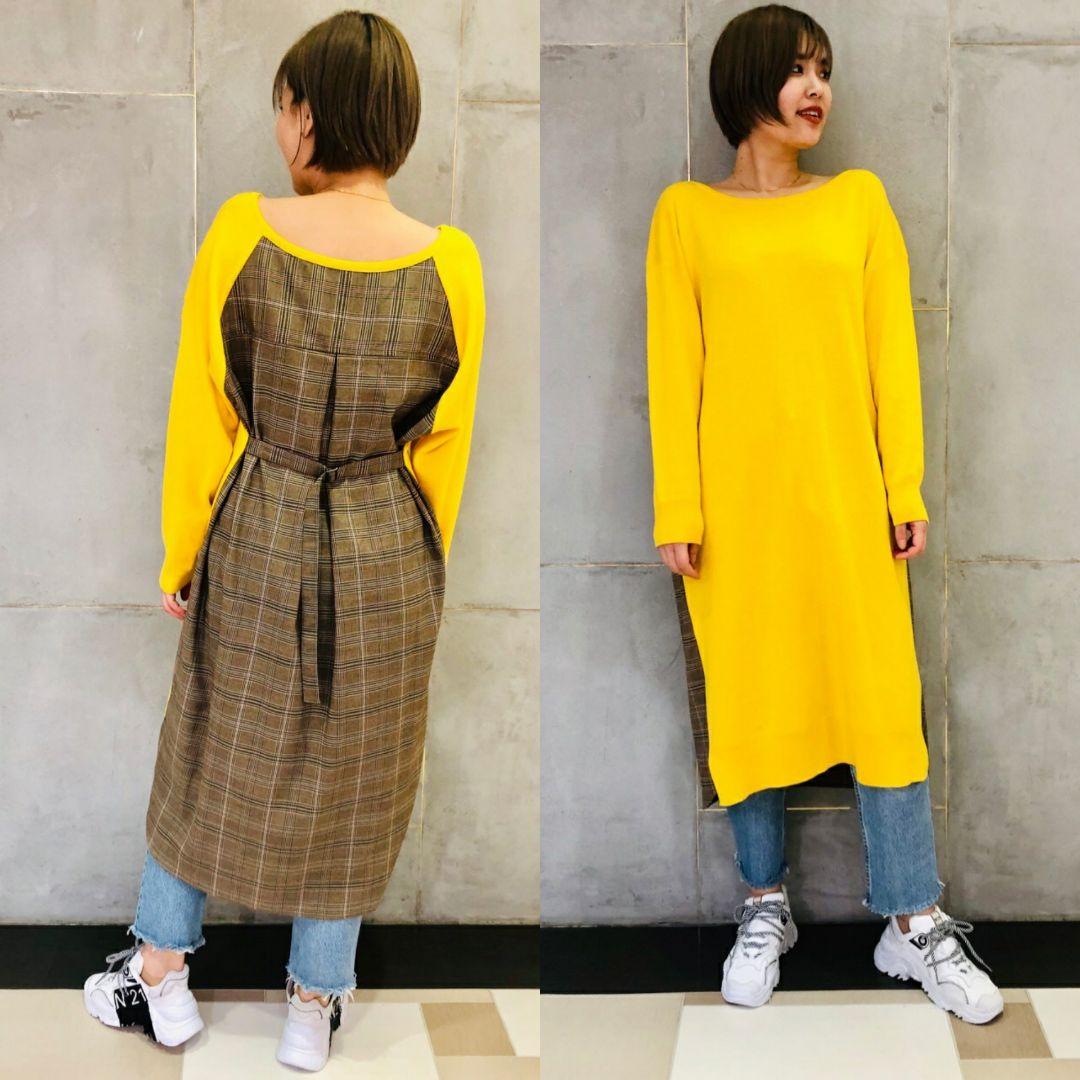 新品✨グレースコンチネンタル✨異素材ニットワンピース