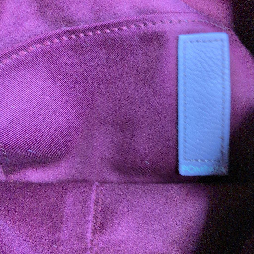 POMTATA ラベンダー レザー バッグ