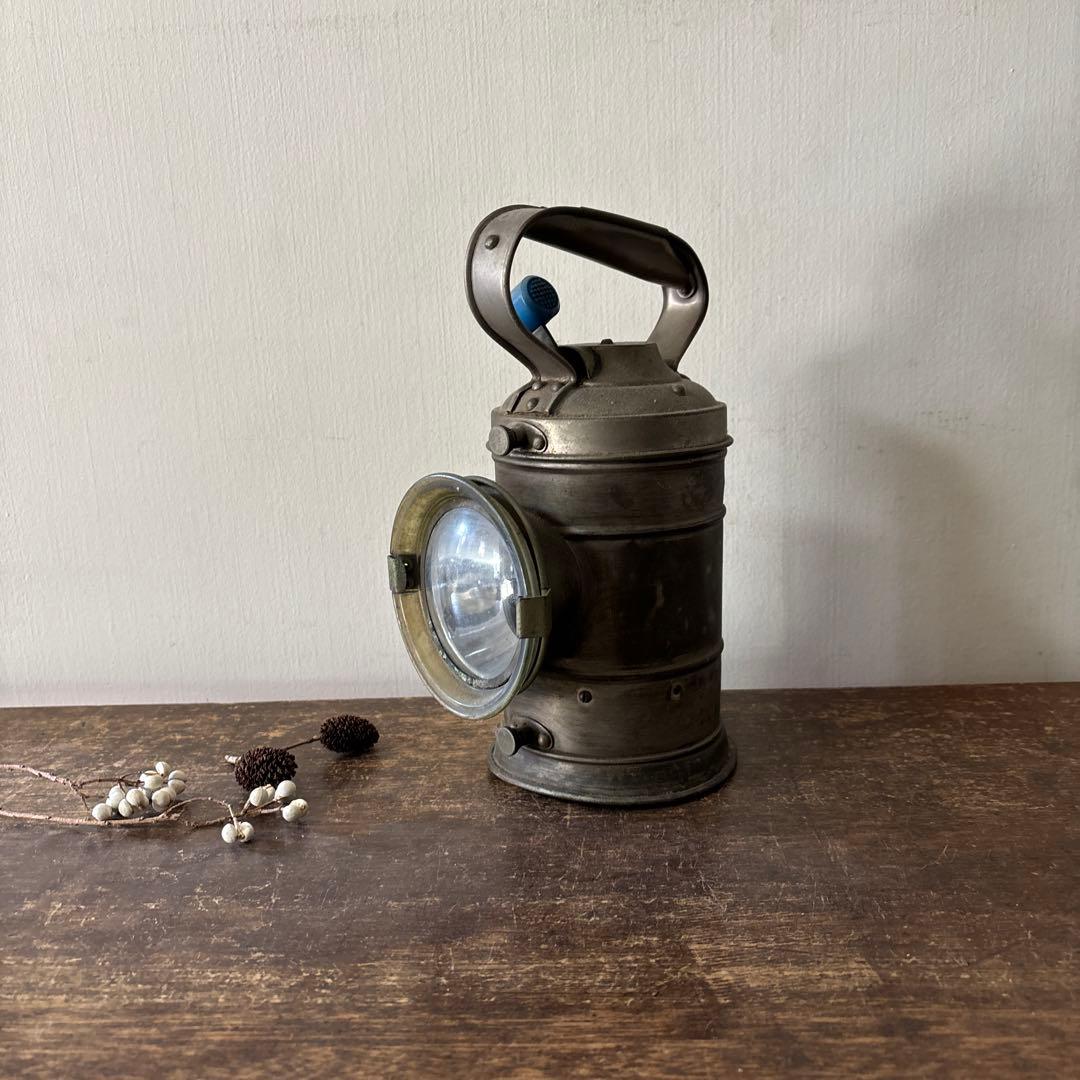 古い合図燈 ランタン(動作不可.欠品アリ.ジャンク品)カンテラ.国鉄.信号燈.