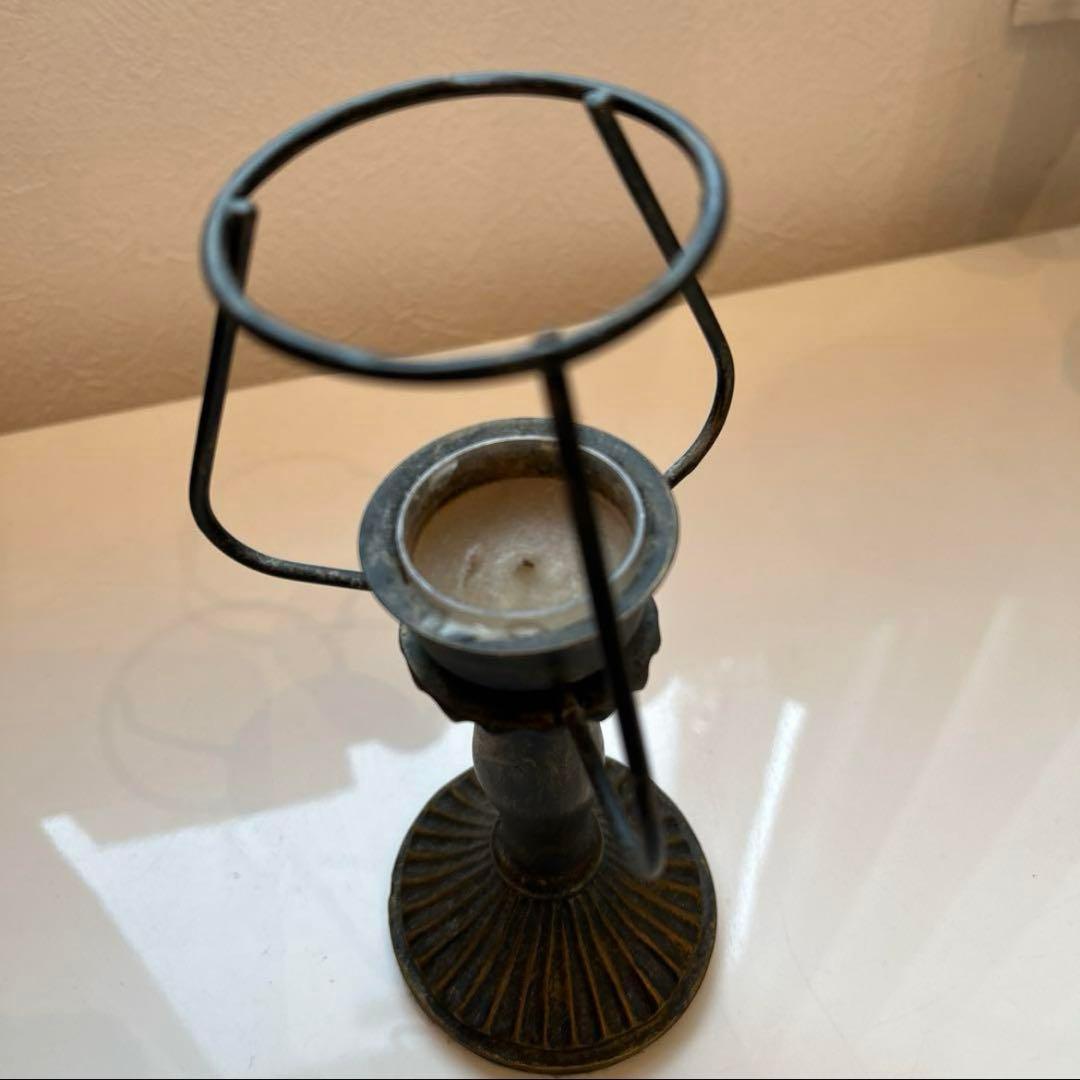 アンティーク　ステンドグラス　キャンドルホルダー　キャンドルライト　ライト