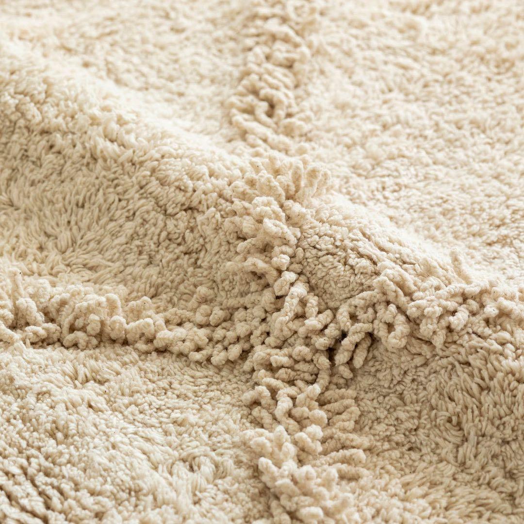 ラグ・カーペット KANADEMONO Shaggy Design Rug - Natural