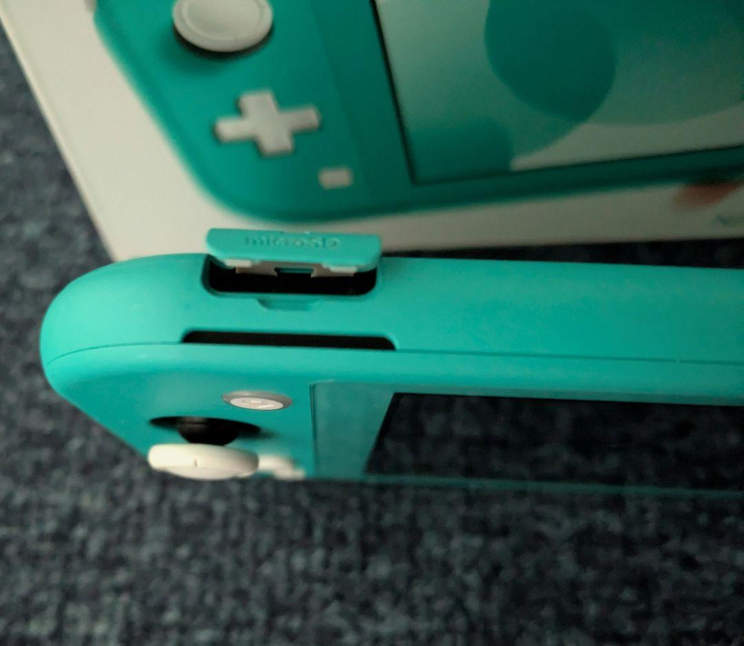 Switchライト ターコイズ SDカード付 初期化済み 箱あり 動作確認済み