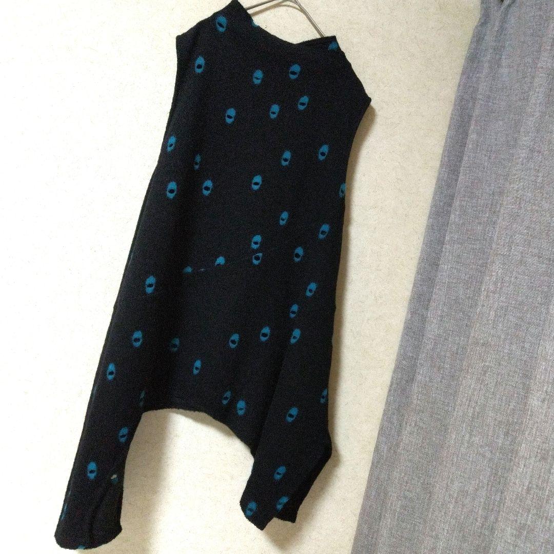 美品　慈雨　チュニック　ウール　L　センソユニコ