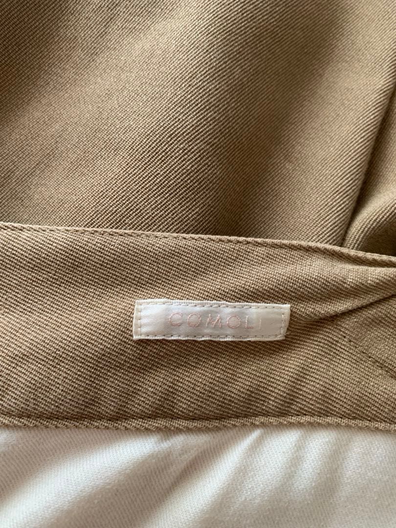 comoli 20ss コットンツイル6pパンツ　サイズ1