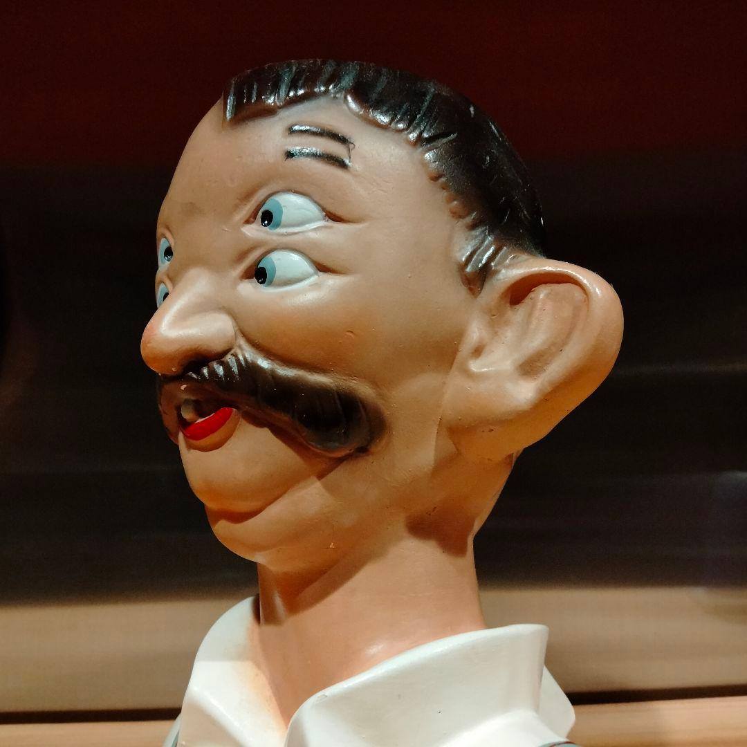 美品 ビンテージ 四つ目　4つ目　置物　ミッドセンチュリー　酔っ払い