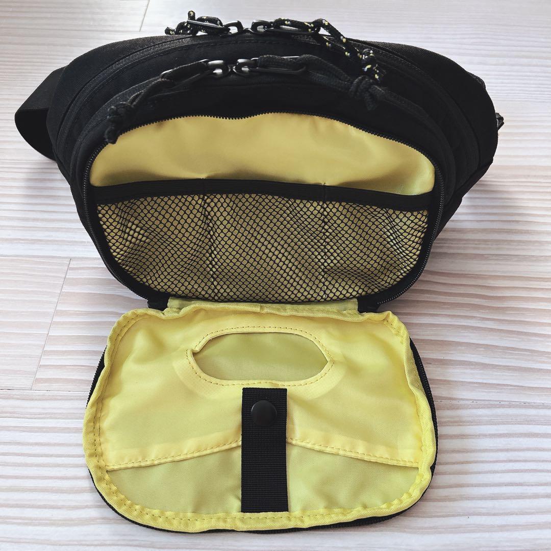 Hugoo ハグー ヒップシート 抱っこ紐 スリング ショルダーバッグ　大容量