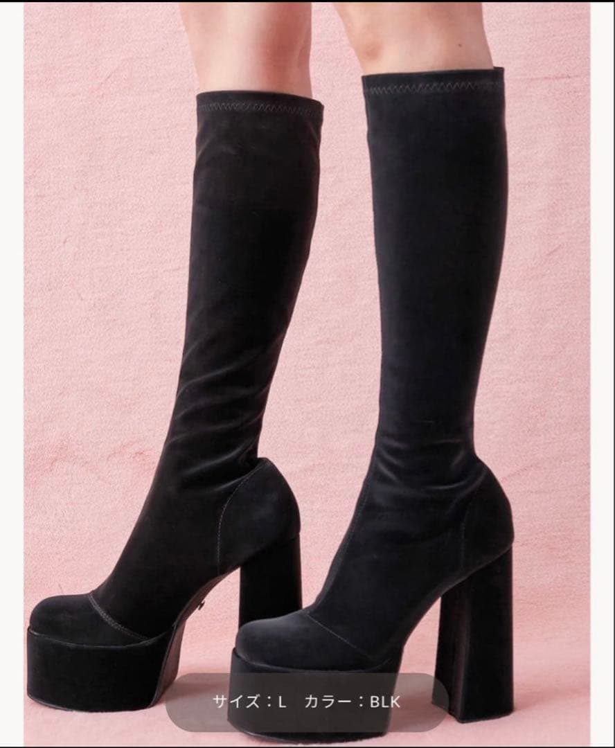 ダーリッチ　Darich ウルトラストレッチレザーロングブーツ
