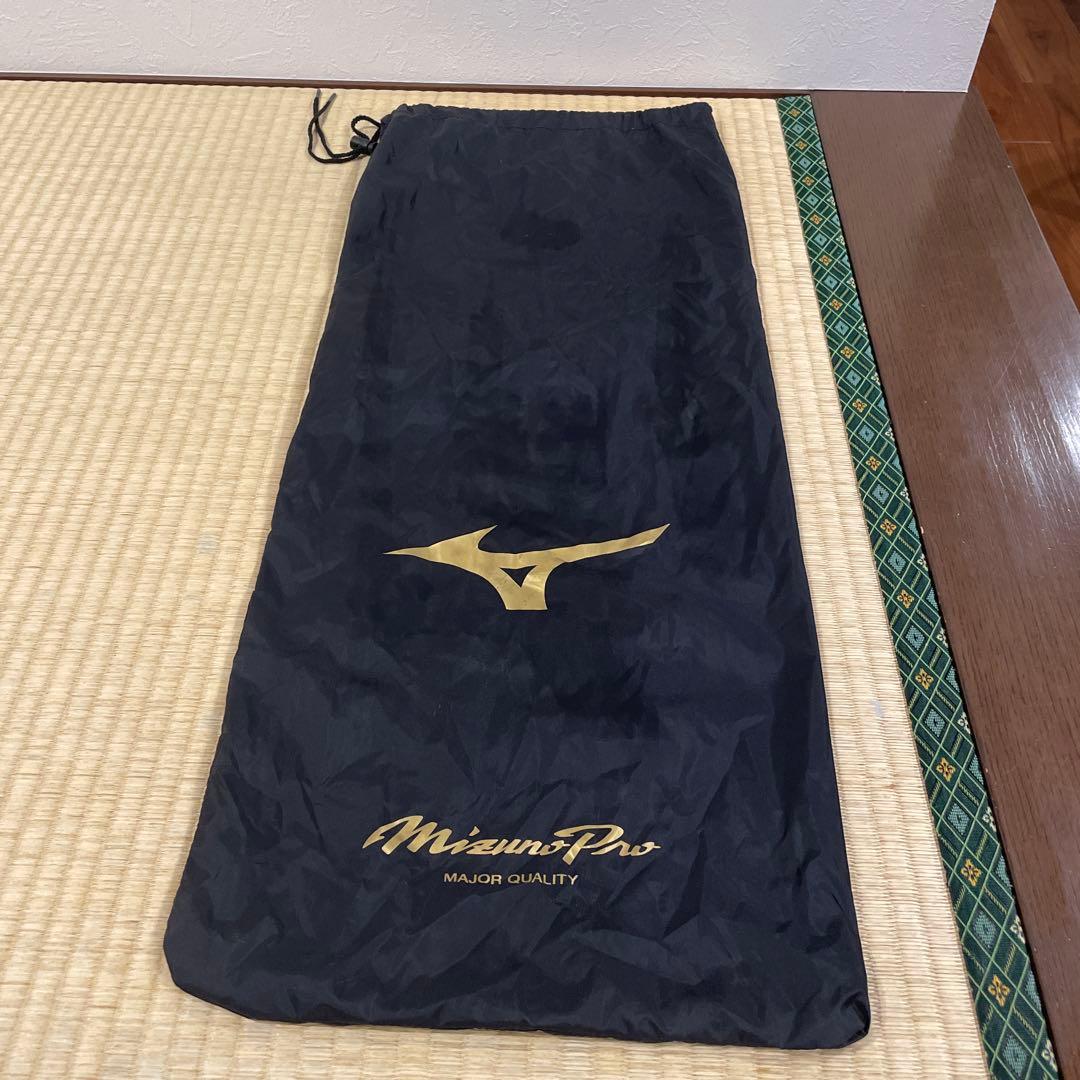 キャッチャー用レガース ミズノプロ　ネイビー ホワイト