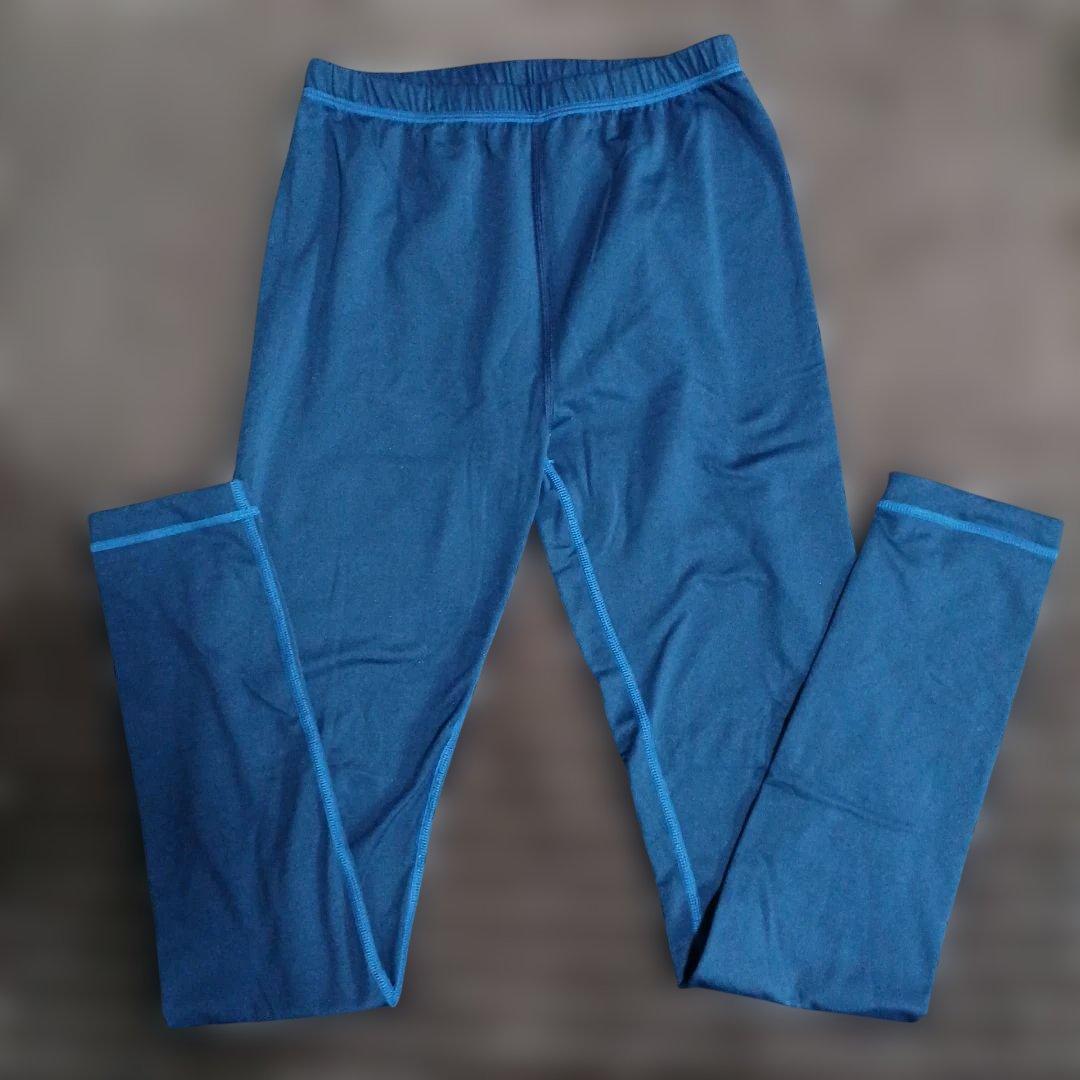 LL.Bean キッズ防寒インナー長袖上下セット L 14-16才適応　紺