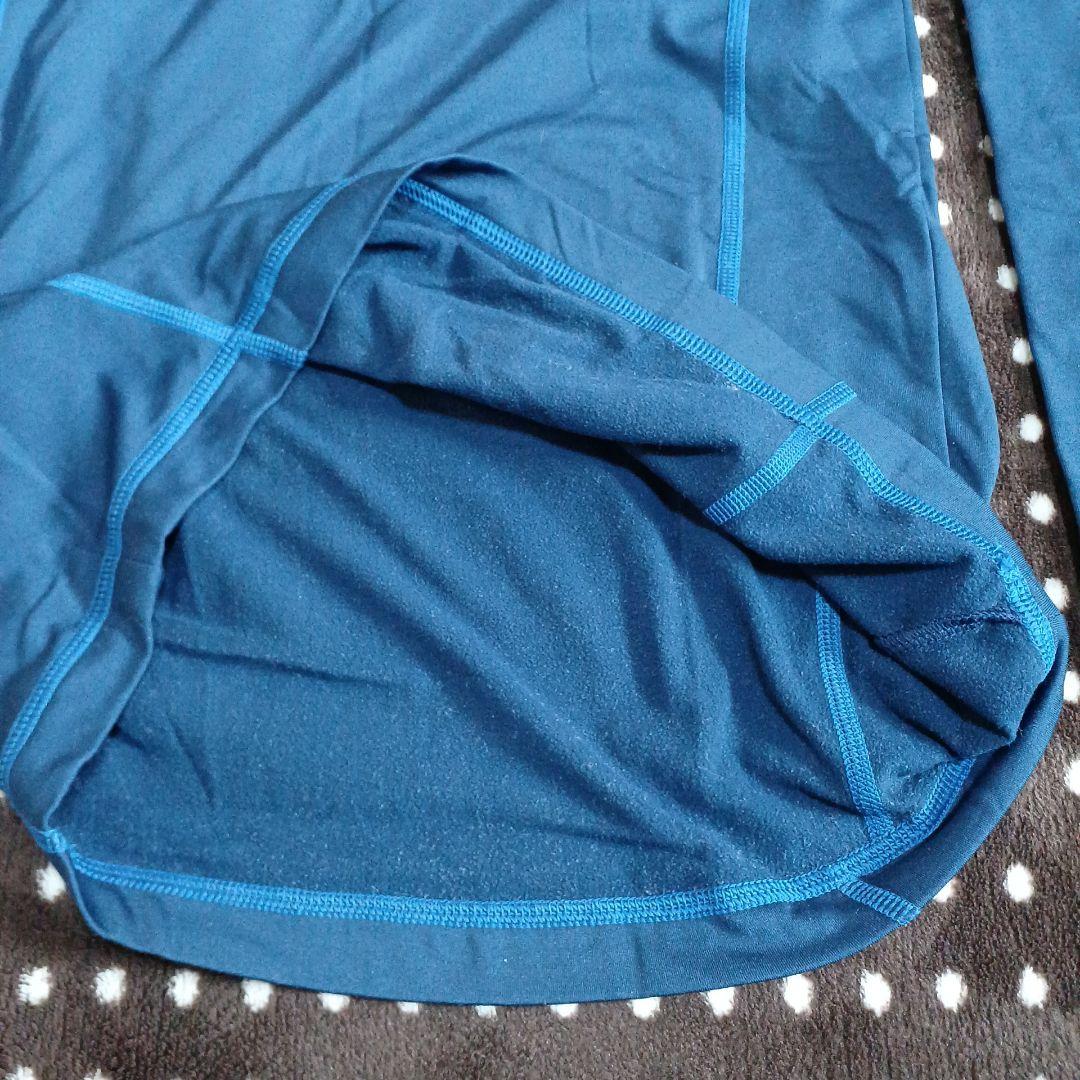 LL.Bean キッズ防寒インナー長袖上下セット L 14-16才適応　紺