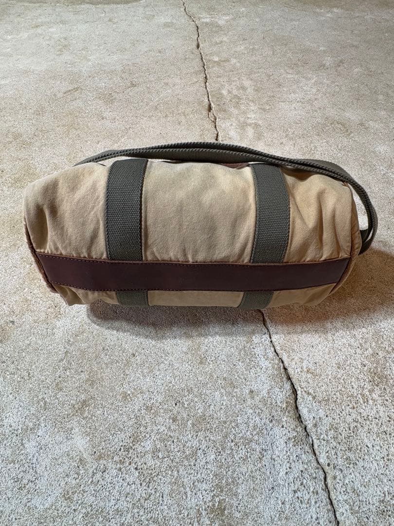 llbean レザーハンドル ボストンバッグ