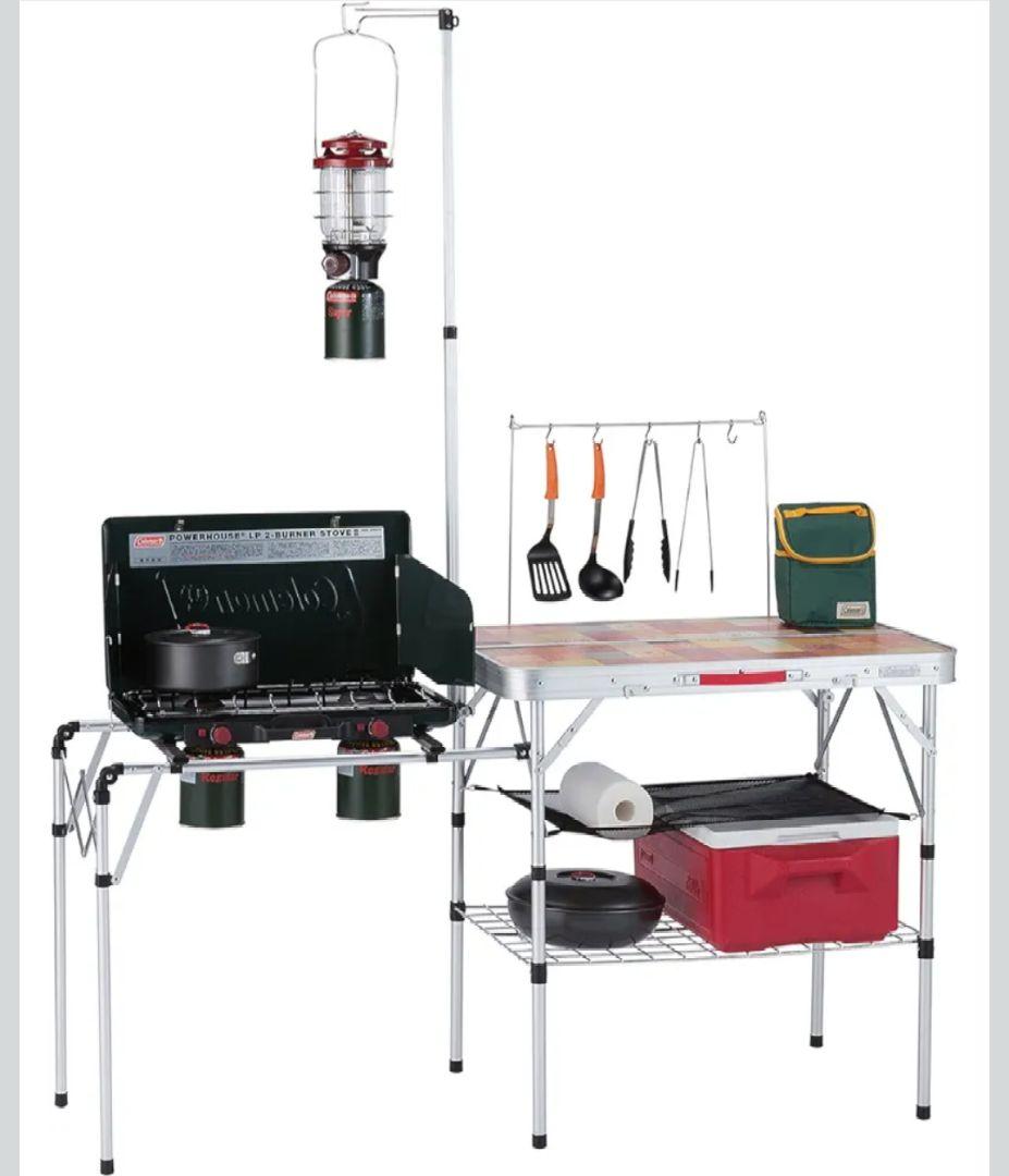 【新品】コールマン オールインワンキッチンテーブル 2000031294