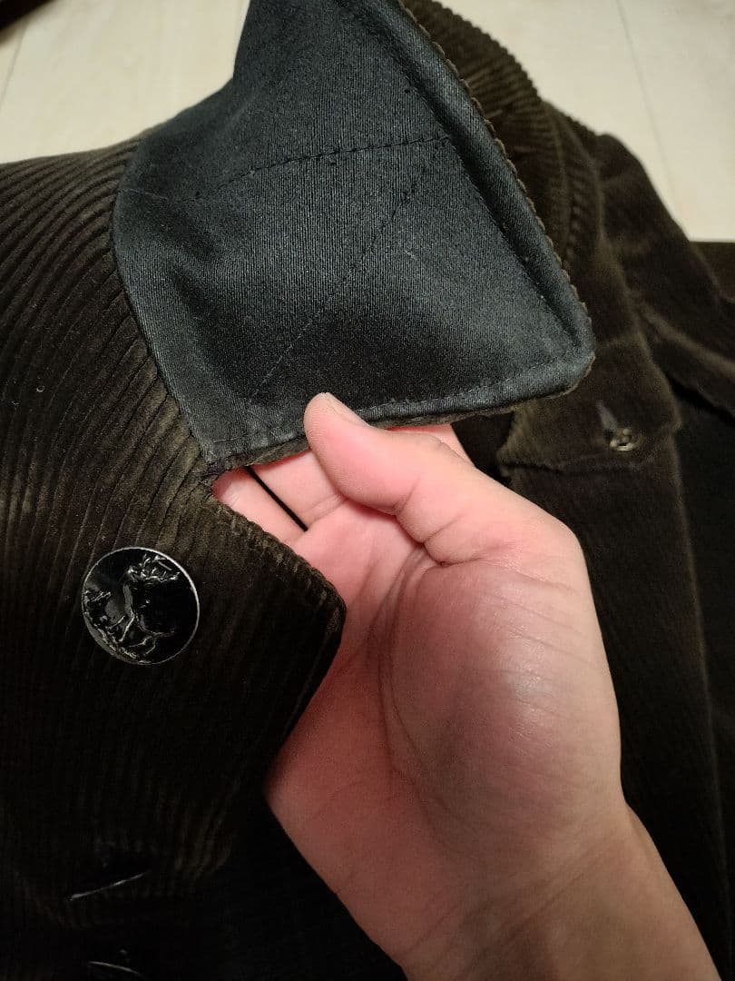 french 30s コーデュロイ　ハンティング　ジャケット