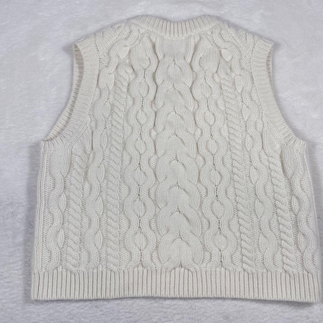 ナインチェ＊˚✧₊⁎24AW Theory ケーブルニット ノースリーブ