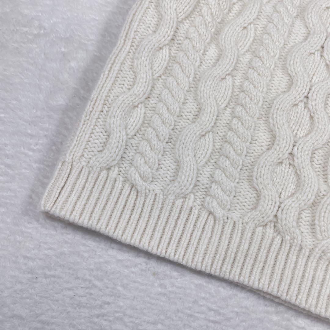 ナインチェ＊˚✧₊⁎24AW Theory ケーブルニット ノースリーブ