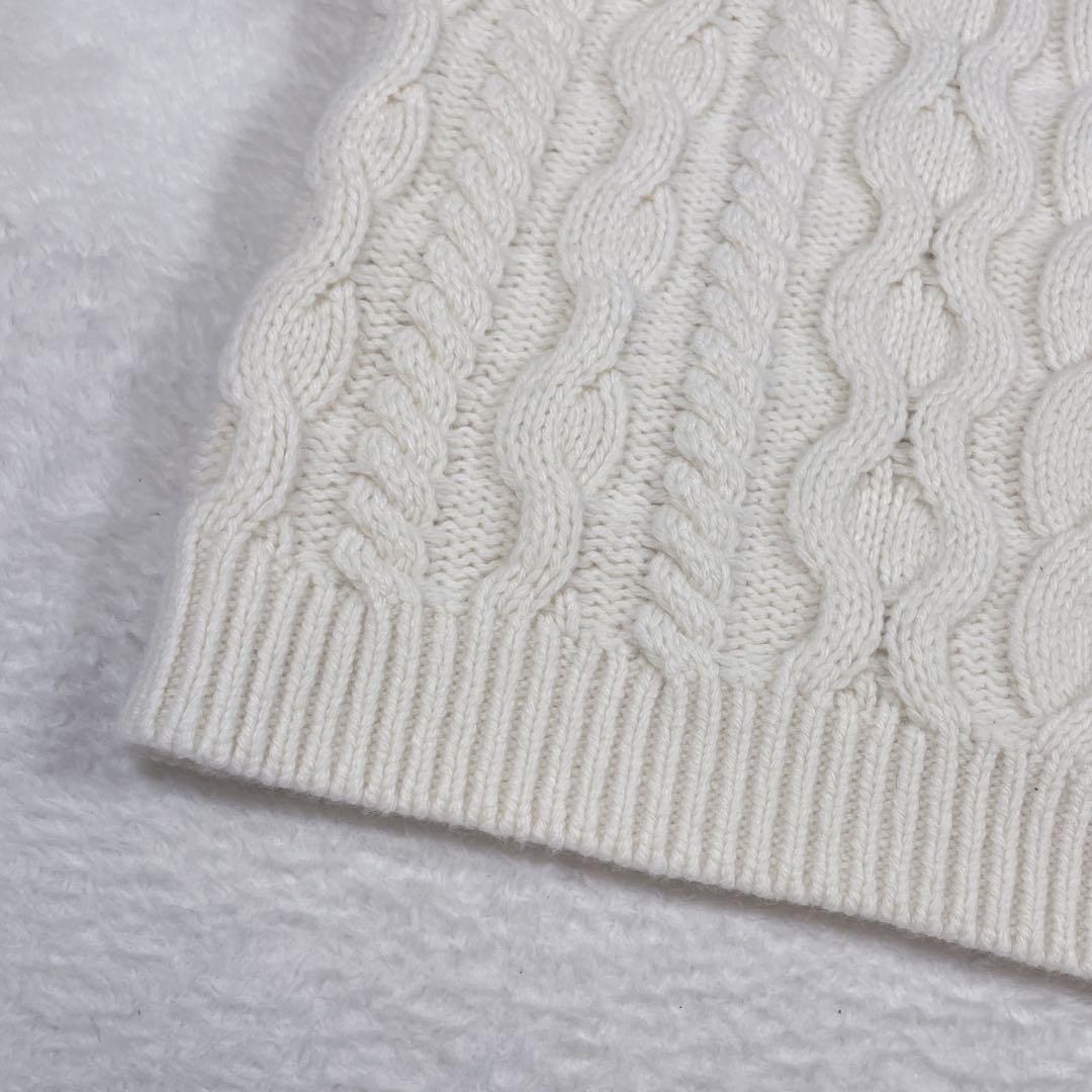 ナインチェ＊˚✧₊⁎24AW Theory ケーブルニット ノースリーブ