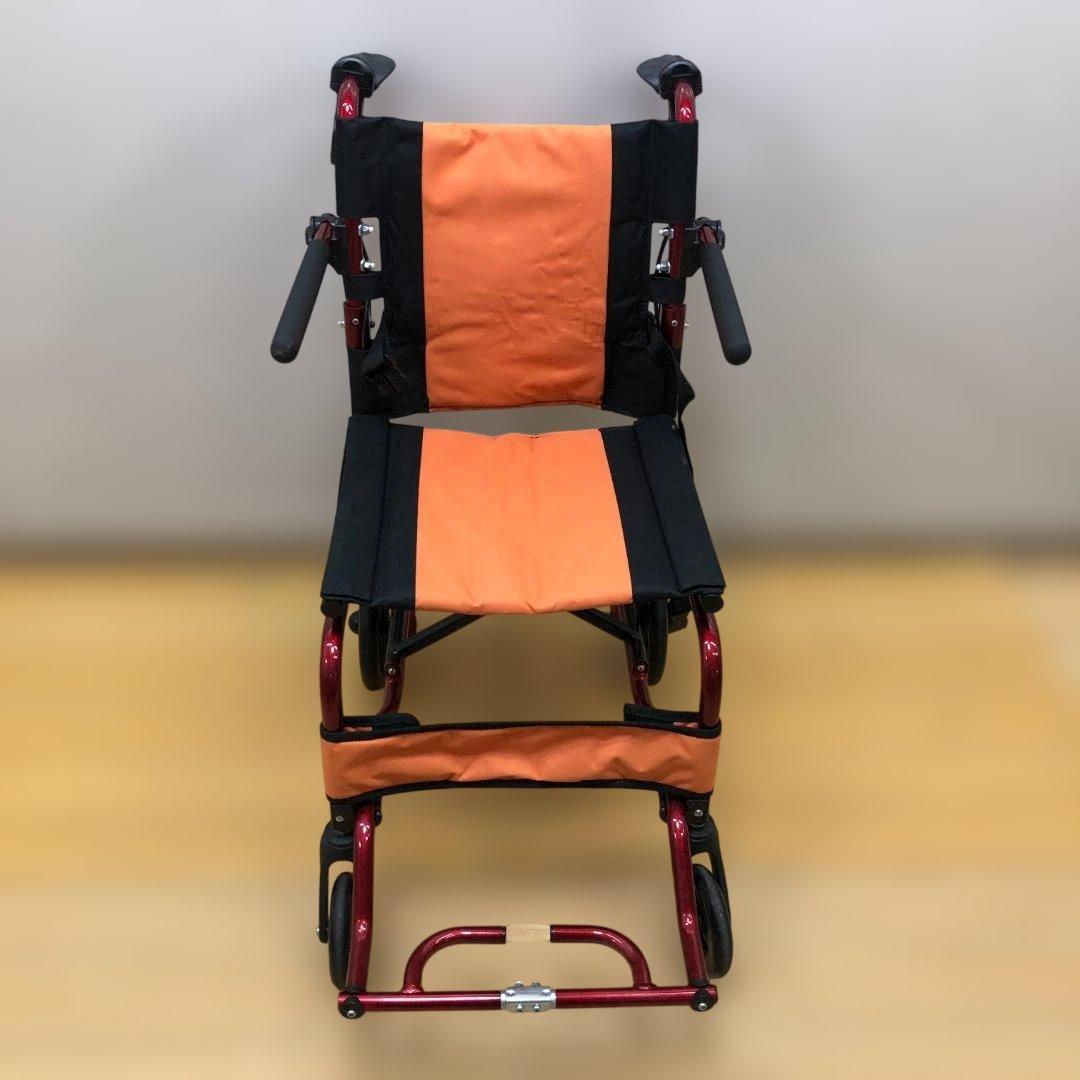 Nice Way 簡易車椅子 折りたたみ 介助ブレーキ 260124-1