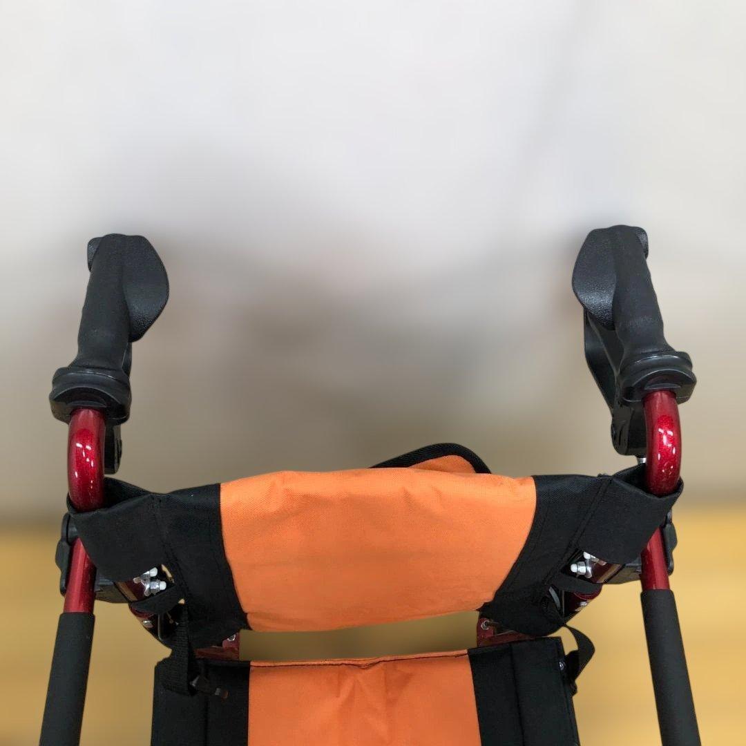 Nice Way 簡易車椅子 折りたたみ 介助ブレーキ 260124-1